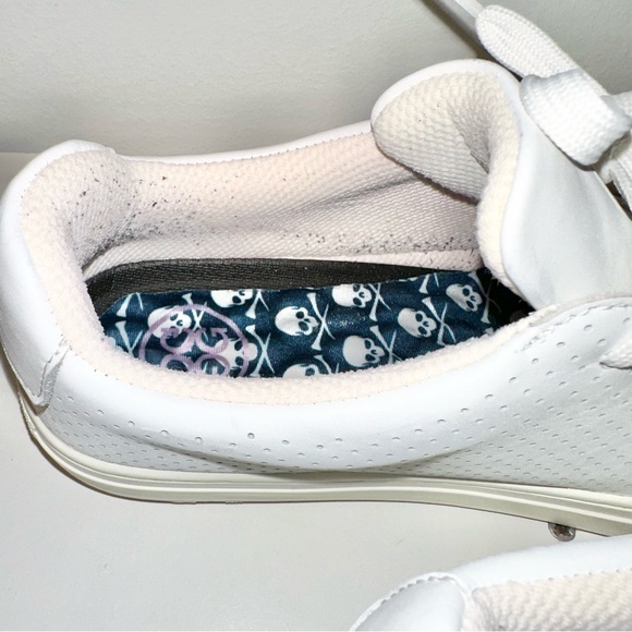 G Fore Womens Perf Durf Golf Shoes Sz 8 White Perforated Leather - Picture 13 of 15